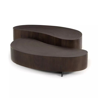 Four Hands Avett Coffee Table - 2 Piece - Smoked Guanacaste