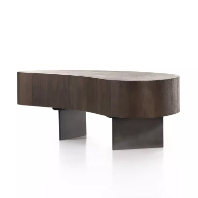 Four Hands Avett Coffee Table - Tall Piece - Smoked Guanacaste