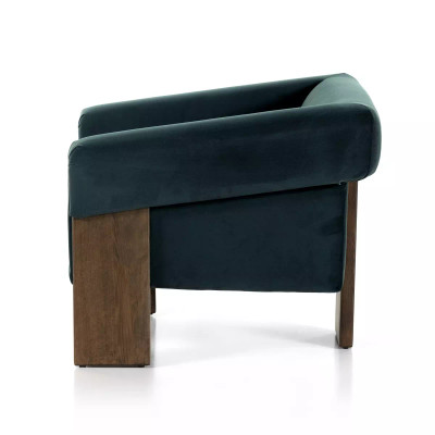 Four Hands Cairo Chair - Modern Velvet Smoke