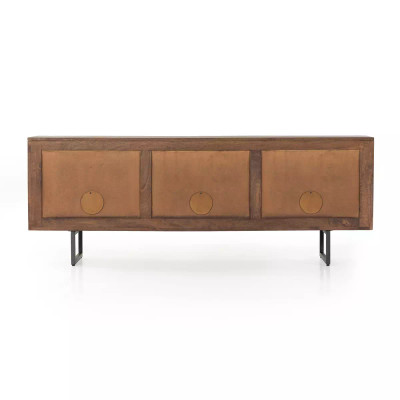 Four Hands Carmel Media Console - Brown Wash (Closeout)