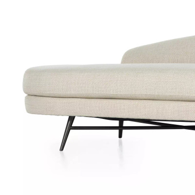 Four Hands Carmela Chaise - Right Arm Facing - Irving Taupe