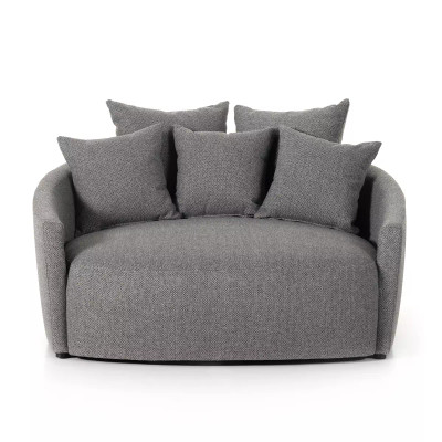 Four Hands Chloe Media Lounger - Fallon Charcoal