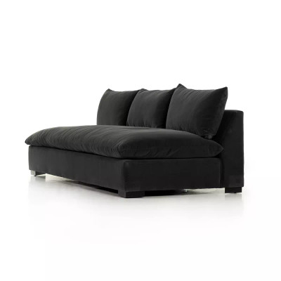 Four Hands Grant Armless Sofa - Henry Charcoal