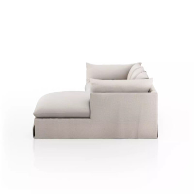 Four Hands Habitat Slipcover 2 - Piece Sectional - Right Chaise - 133" - Bennett Moon