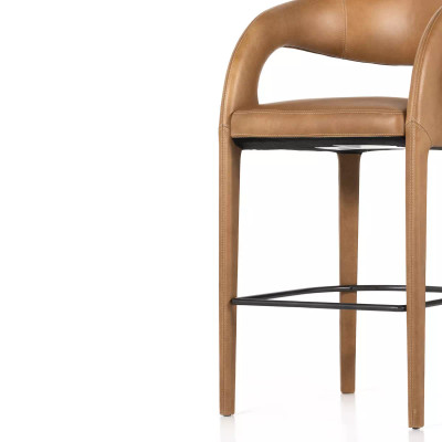 Four Hands Hawkins Bar Stool - Sonoma Butterscotch