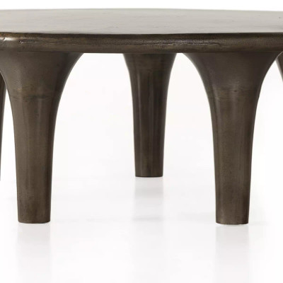 Four Hands Kelden Coffee Table - Aged Bronze