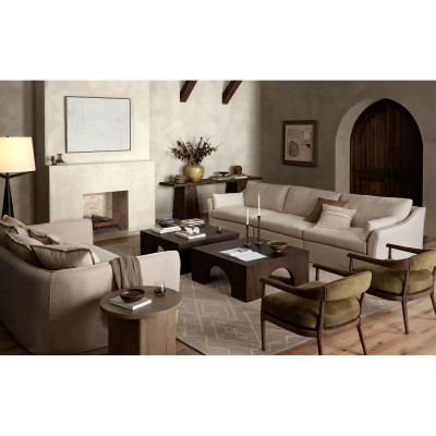 Four Hands Kelden End Table - Raw Black