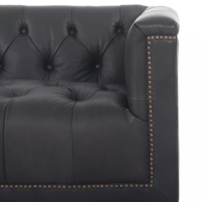 Four Hands Maxx Sofa - Heirloom Black - 95"