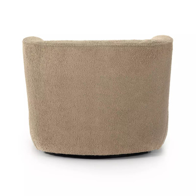 Four Hands Mila Swivel Chair - Sheepskin Camel