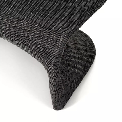 Four Hands Portia Outdoor Dining Bench - Coal