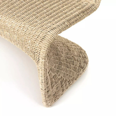 Four Hands Portia Outdoor Dining Bench - White