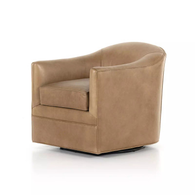 Four Hands Quinton Swivel Chair - Ontario Taupe