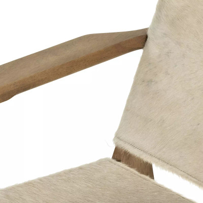 Four Hands Rivers Sling Chair - Buff Hair On Hide