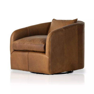 Four Hands Topanga Swivel Chair - Heirloom Sienna