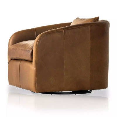 Four Hands Topanga Swivel Chair - Heirloom Sienna