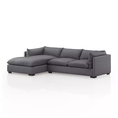 Four Hands Westwood 2 - Piece Sectional - 112" - Left Chaise - Bennett Charcoal