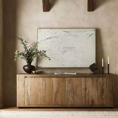 Four Hands Abaso Sideboard - Rustic Wormwood Oak