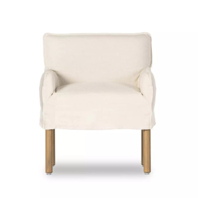 Four Hands Addington Slipcover Dining Armchair - Brussels Natural