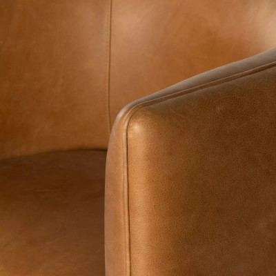 Four Hands Adriel Swivel Chair - Palermo Cognac