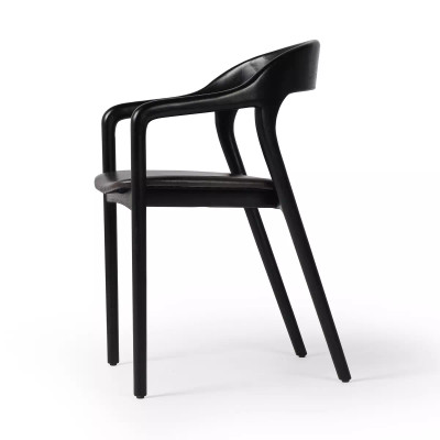 Four Hands Amare Dining Armchair - Sonoma Black