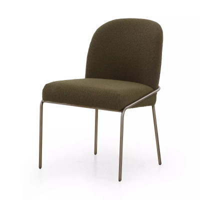 Four Hands Astrud Dining Chair - Fiqa Boucle Olive