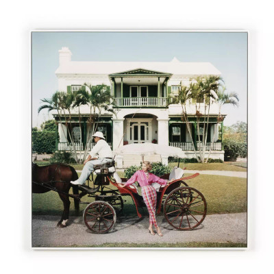 Four Hands Bermudan Hostess by Slim Aarons - 24"X24"