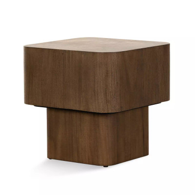 Four Hands Blanco End Table - Warm Umber Burl