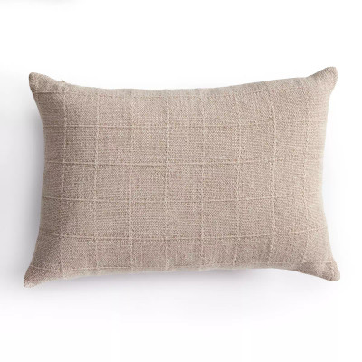 Four Hands Block Linen Pillow - 14"X20"
