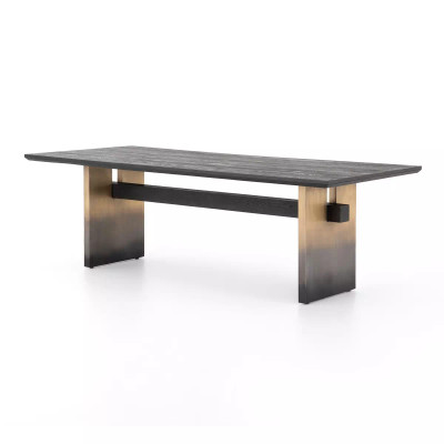 Four Hands Brennan Dining Table - Worn Black