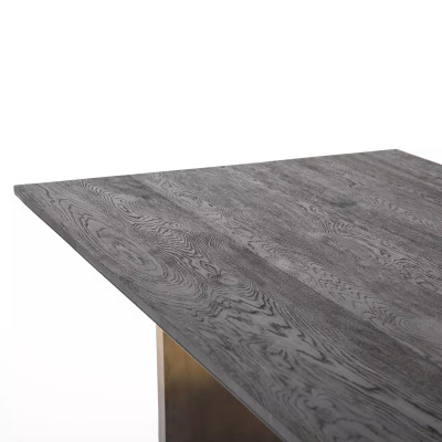 Four Hands Brennan Dining Table - Worn Black