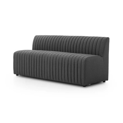 Four Hands BYO: Augustine Dining Banquette - 72" Bench - Fiqa Boucle Charcoal