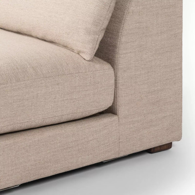 Four Hands BYO: Sena Sectional - Armless Piece - Alcala Wheat