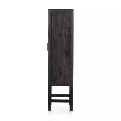 Four Hands Caprice Narrow Cabinet - Black Wash Mango