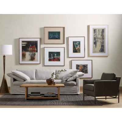 Four Hands Clement Floor Lamp - Burnt Brass (Closeout)
