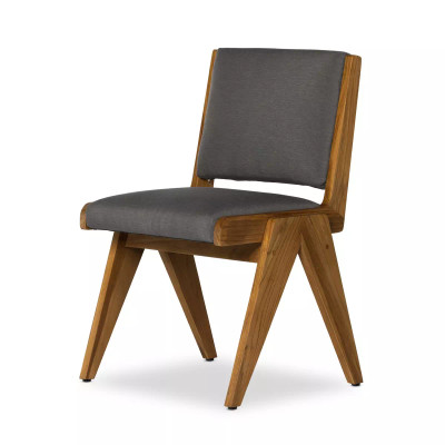 Four Hands Colima Outdoor Dining Chair - Charcoal