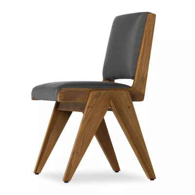 Four Hands Colima Outdoor Dining Chair - Charcoal