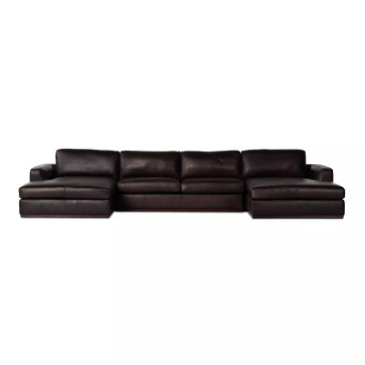 Four Hands Colt 3 - Piece U Sectional - Heirloom Cigar