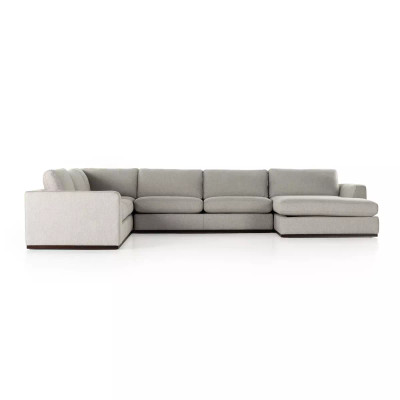 Four Hands Colt 4 - Piece Sectional - Right Chaise - Aldred Silver