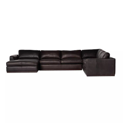 Four Hands Colt 4 - Piece Sectional - Left Chaise - Heirloom Cigar