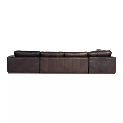 Four Hands Colt 4 - Piece Sectional - Right Chaise - Heirloom Cigar