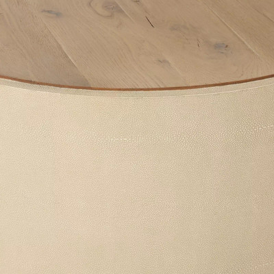 Four Hands Crosby Round Coffee Table - Light Cream