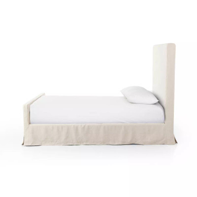 Four Hands Daphne Slipcover Bed - Brussels Natural - King