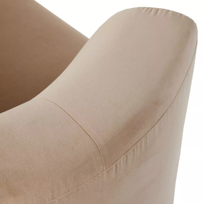 Four Hands Deandra Tete A Tete Chaise - Surrey Camel