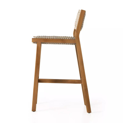 Four Hands Delano Outdoor Bar Stool - Natural Teak