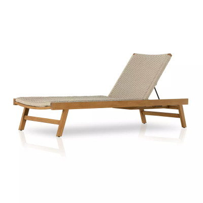 Four Hands Delano Outdoor Chaise - Natural Teak