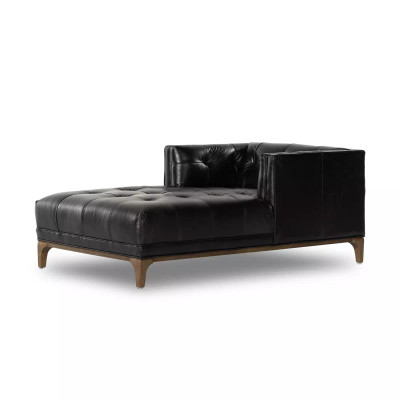 Four Hands Dylan Chaise Lounge - Rider Black