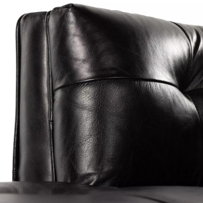 Four Hands Dylan Chaise Lounge - Rider Black