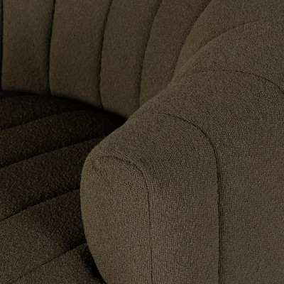 Four Hands Elliana Swivel Chair - Fiqa Boucle Olive