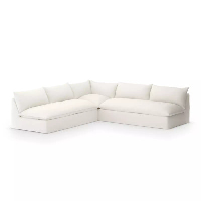 Four Hands Grant Outdoor 3 - Piece Sectional - Faye Cream