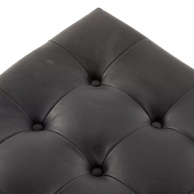 Four Hands Halston Cocktail Ottoman - Heirloom Black